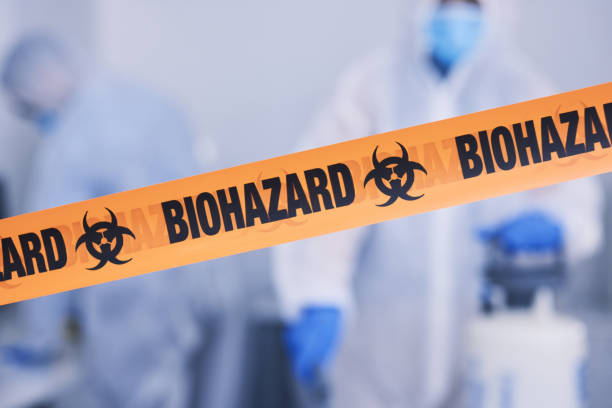 Professional Biohazard technician working in Lakewood, WI